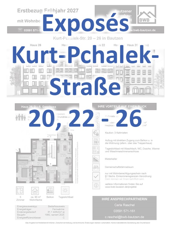 Exposés Kurt-Pchalek-Straße 20, 22 - 26