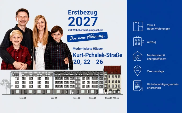 Erstbezug 2057 Kurt-Pchalek-Straße 20, 22 - 26